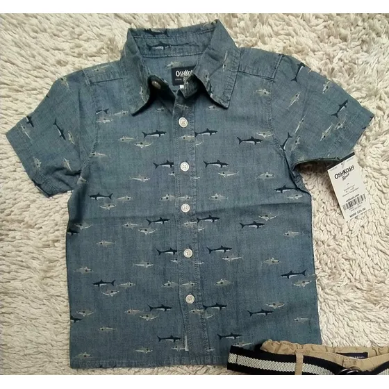 Camisa Oshkosh Niño Varón Talla 3t