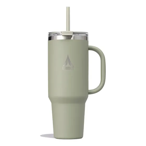 Vaso Térmico Lukout Travel 1200ml Mug Acero Frío Y Calor Color Moss Otoño