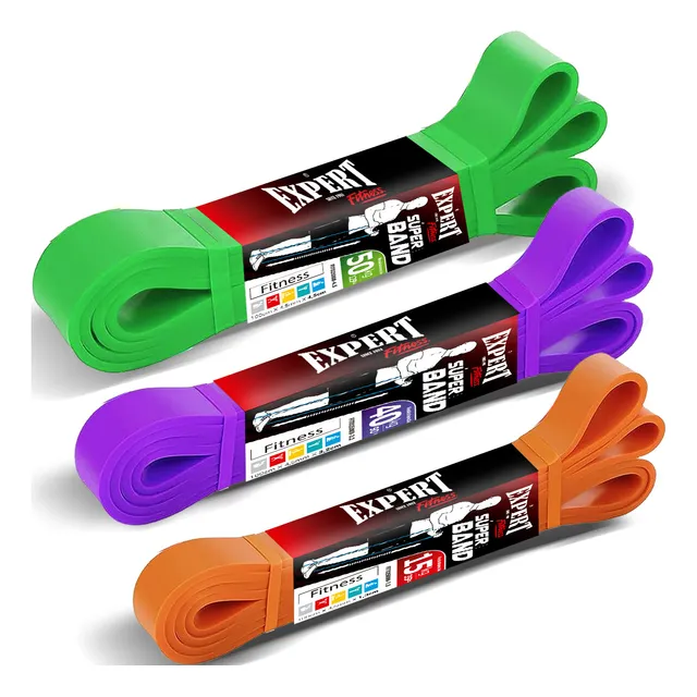 Set X3 Super Bandas Elásticas Resistencia Dominadas - El Rey