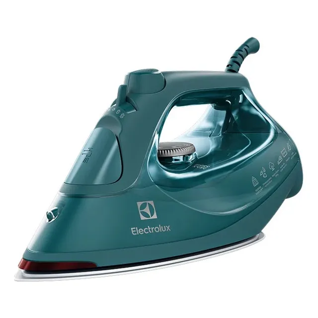 Ferro de Passar Seco e Vapor Electrolux Antiaderente 1500W Verde Escuro ESI80 127v