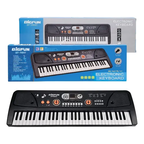 Teclado Musical Infantil Meike 61 Teclas Mk-313 Kids - Led Cor