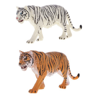 Shaoke 2 Unids Animal Salvaje Tigre Siberiano Modelo Shaoke 2 Unids Animal Salvaje Tigre Siberiano Modelo