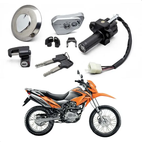 Kit Trava Chave Ignição Honda Nxr150 Bros 2009 2010 2011