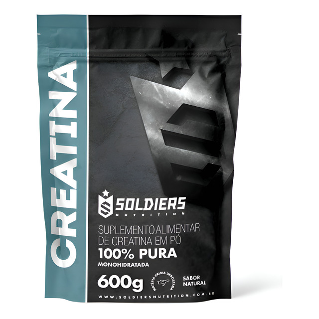 Creatina Monohidratada 600g Soldiers Nutrition 100% Pura Importada Performance Músculo Tre... Creatina Monohidratada 600g Soldiers Nutrition 100% Pura Importada Performance Músculo Tre...