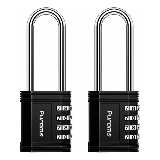 2 Largo Grillete Cerradura 4 Digito Candado Para Escuela
