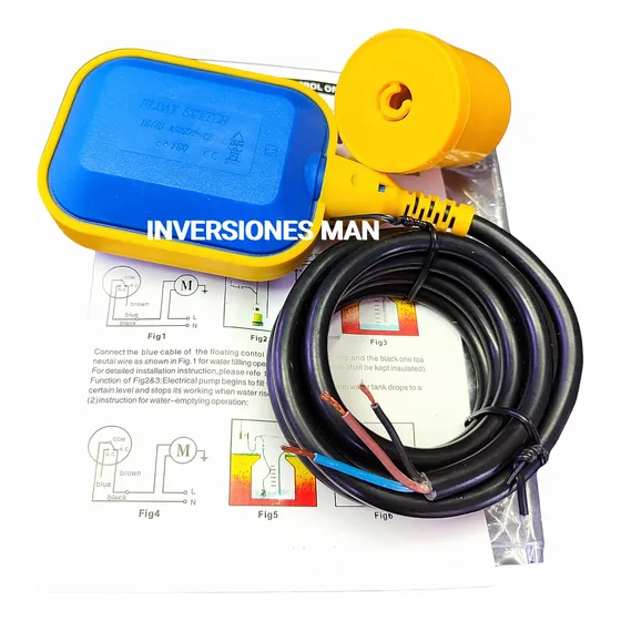 Flotante Lectrico Para Tanque 2 Mts Cable 100% Cobre Clase A