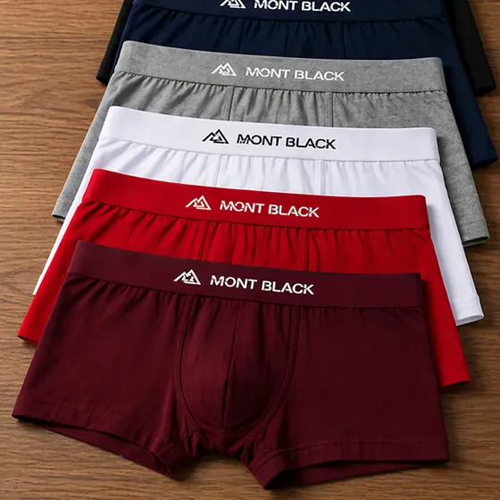 Kit Com 6 Cuecas Boxer Masculina Leve Original Box Algodão