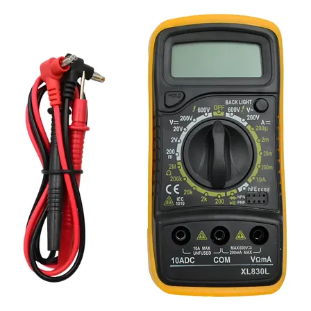 Digital Multimetro Tester Multifuncional Medidor Voltímetro