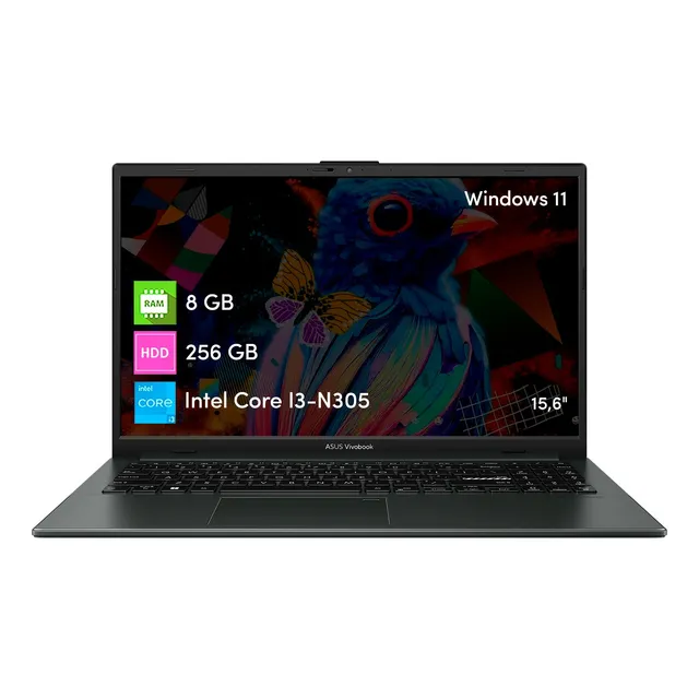 Notebook Asus Vivobook Intel Core I3 8gb 256gb Ssd W11 15,6 