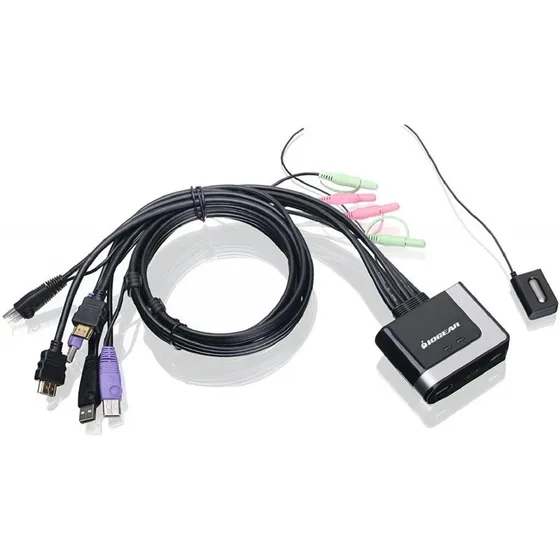 Kvm Serv-switch, 2 Ptos Hdmi, Iogear 2 Kit Cables, Usb