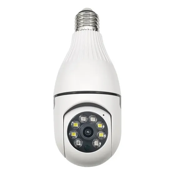 Cámara Tipo Foco Espía Wifi 360° Csee 3mp C\u002Fvisión Nocturna | Cuotas sin interés