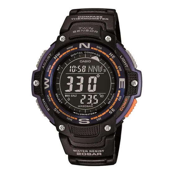 Pantalla Digital De Cuarzo De Doble Sensor Casio Sgw-100-2bc