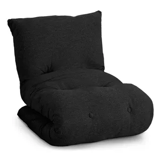 Futon Colchonete DobrĂĄvel De Espuma Preto Solteiro Futon Colchonete DobrĂĄvel De Espuma Preto Solteiro
