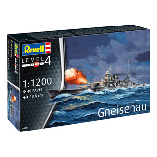 Acorazado Alemán Gneisenau By Revell # 5181 1/1200 Acorazado Alemán Gneisenau By Revell # 5181 1/1200