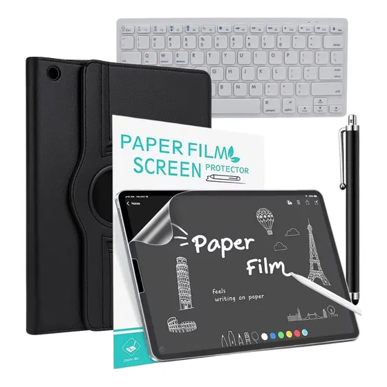 Kit Capa Teclado + Película + Caneta Para Xiaomi Pad 7