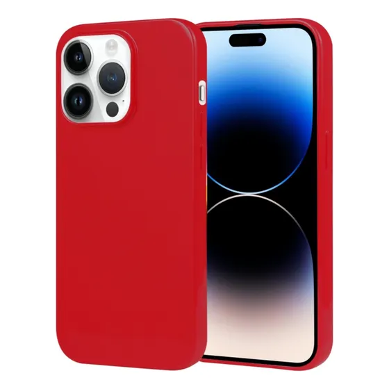 Funda Case Para iPhone 11 Jelly Pearl Rojo Antishock