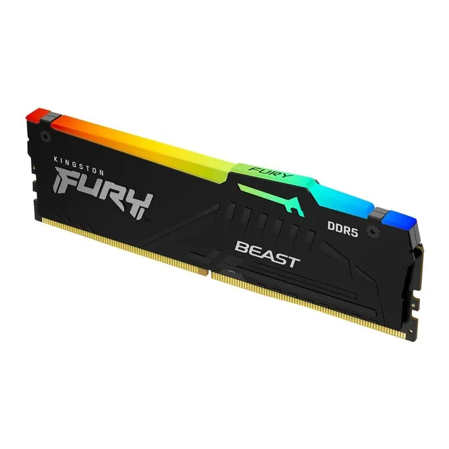 Memoria Gamer Kingston Fury Beast Rgb Ddr5 8gb 5200 Mhz