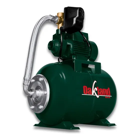 Hidroneumatico Con Bomba De 1/2 Hp 24 Litros Hi-2430 Oakland