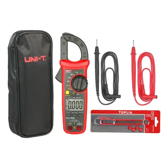 Uni-t202a+ Pinza Amperimetro, Multímetro Digital, Ncv/lve