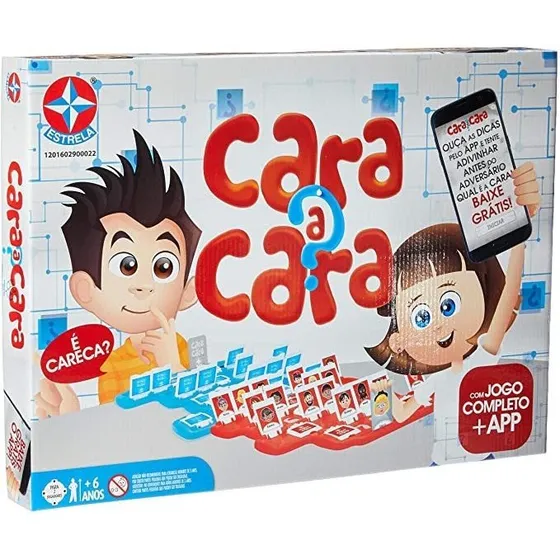 Cara A Cara Jogo De Tabuleiro Com App Original Estrela