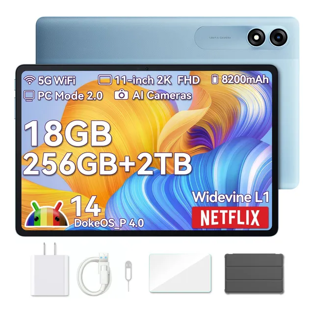 Tableta Blackview 2025 Tab 9 Wifi 11 Pulgadas 18 Gb+256 Gb A