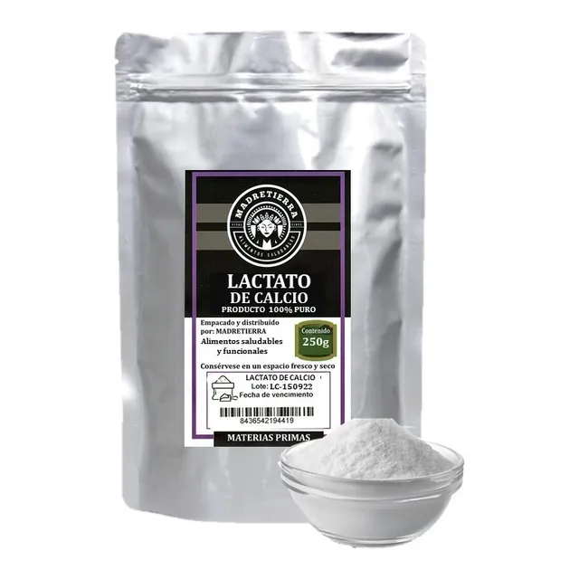 Lactato De Calcio X250g Puro - g a $87