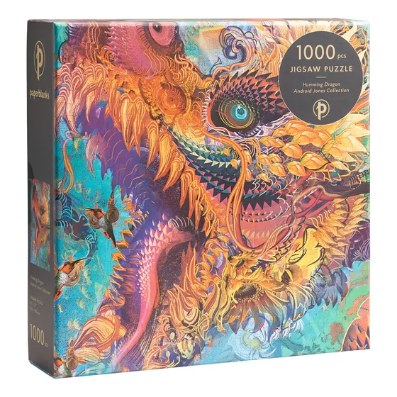 Paperblanks | Humming Dragon | Colección Android Jones | Puzzle | 1000 Pc