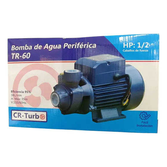 Bomba Agua 1/2 Hp Bobina 100% Cobre
