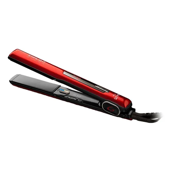 Planchita de pelo GA.MA Italy Starlight IHT Digital roja y negra 220V