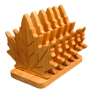 6 Pçs Folhas De Queda Coasters Canecas Base Quadrada L 6 Pçs Folhas De Queda Coasters Canecas Base Quadrada L