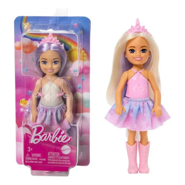 Muñeca Barbie Chelsea Unicornio 15 Cm Mattel