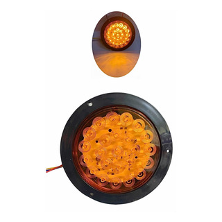 Faro Trasero Plano 10cm Plafon Estrobo Alta Baja Naranja Faro Trasero Plano 10cm Plafon Estrobo Alta Baja Naranja
