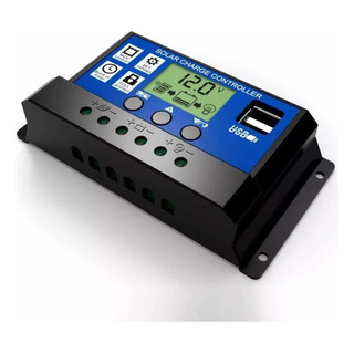 Controlador Carga Painel Solar 30a 12/24v Pwm Lcd Regulador Controlador Carga Painel Solar 30a 12/24v Pwm Lcd Regulador