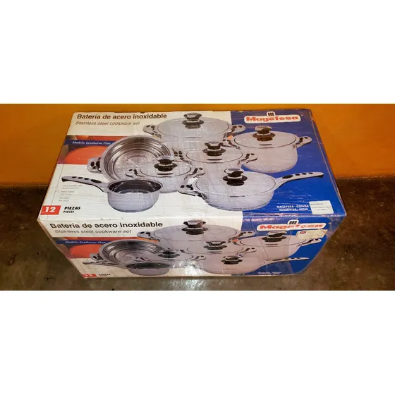 Juego Ollas Magefesa 12 Piezas + Tope Induccion Electrolux