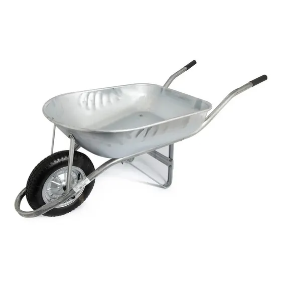 Carretilla Metálica 60 Lts  Belarra Con Rueda Inflable