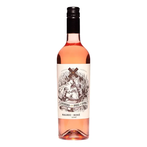 Vinho Argentino Rosé Cordero con Piel de Lobo Malbec 750mL