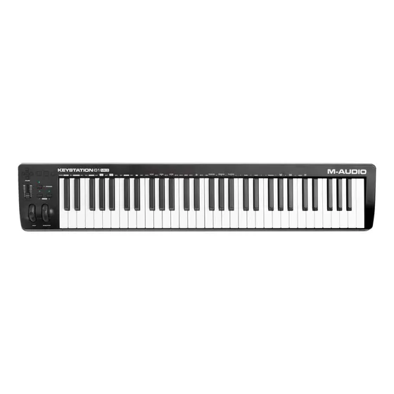 Teclado Controlador Midi M Audio 61 Teclas Mk3 Usb