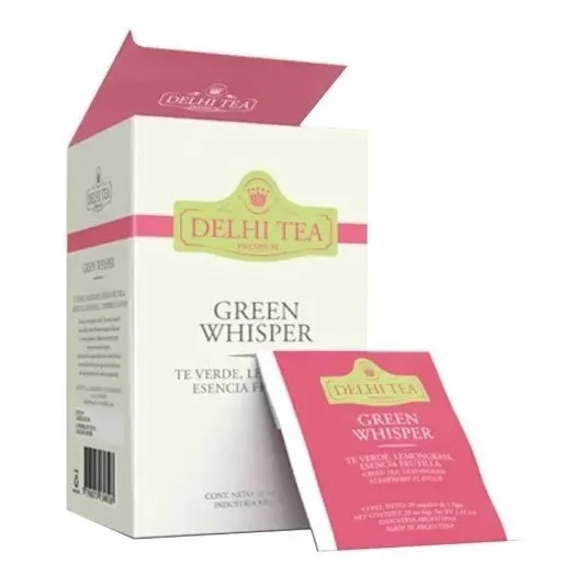 Te Verde Con Lemongrass Y Frutilla 20 Saquitos - Patagonia