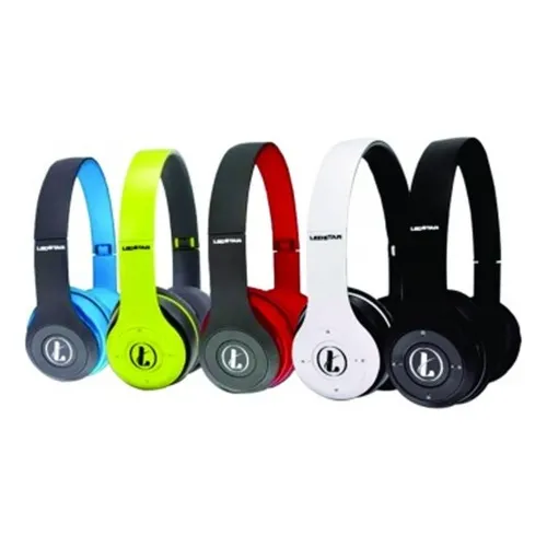 Auriculares Bluetooth Con Micro Sd Ledstar Street Diginet Color Rojo