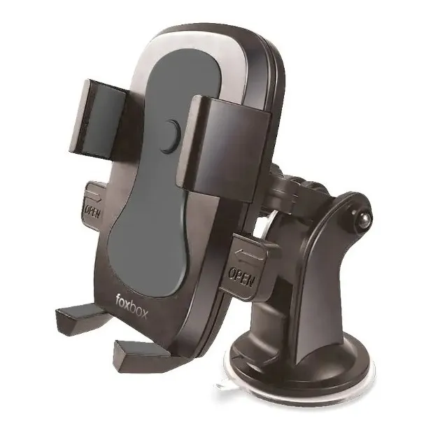 Soporte Celular Auto Foxbox 3d Bracket Rotación 360° Color Negro