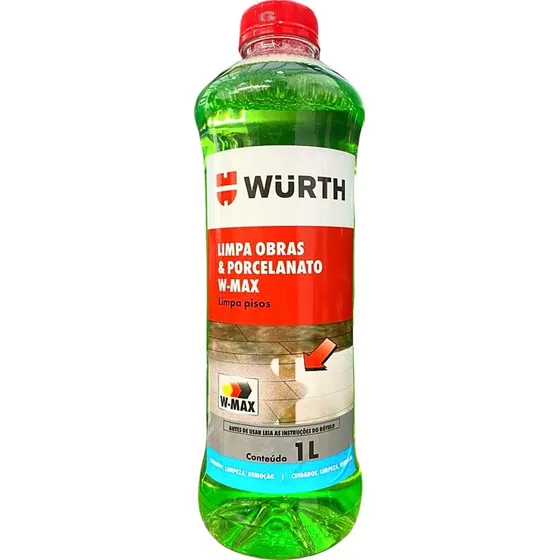 Produto Para Limpar Pisos E Porcelanato Pós Obra Wurth 1l