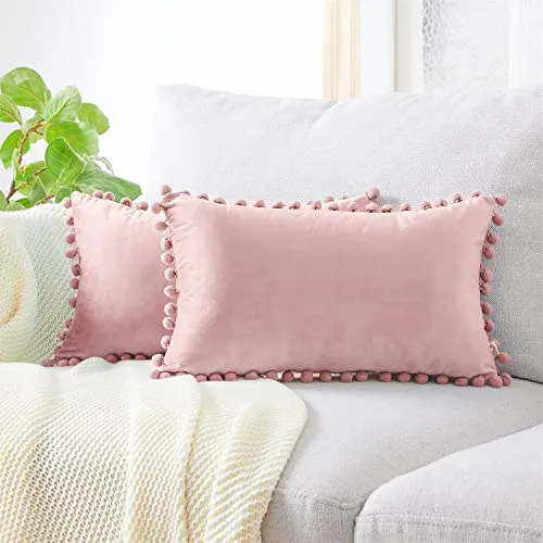 Fundas De Almohada De Pie Lumbar Decorativo Para Cama Vtvcs