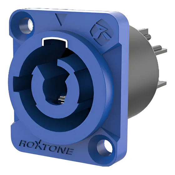 Conector Ficha Powercon In Hembra Roxtone Rac3mpi