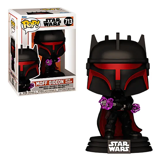 ¡Funko Pop! Star Wars: ¡Moff Gideon con Armor 713