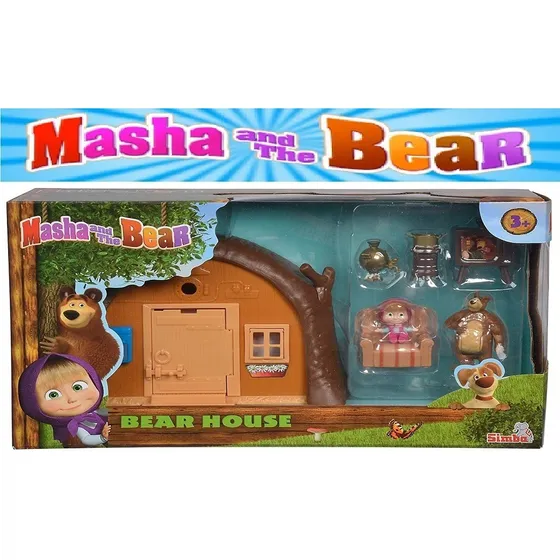 Masha Y El Oso Playset Nuevo Casa Con Accesorios Regalo 