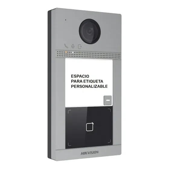 Videoportero Ip Wifi Llamada Y Apertura Desde App Ip65 Ik08 Color Plata