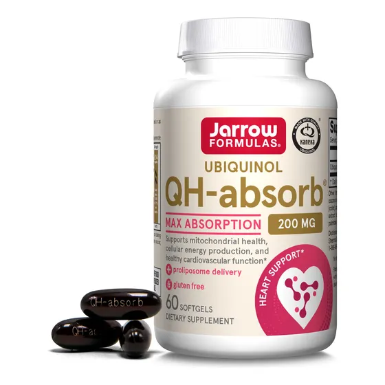Suplemento Jarrow Formulas Qh-absorb 200 Mg De Co-q10 60 Cáp
