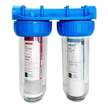 Filtro De Agua Doble Sedimentos Y Cloro Vigahome