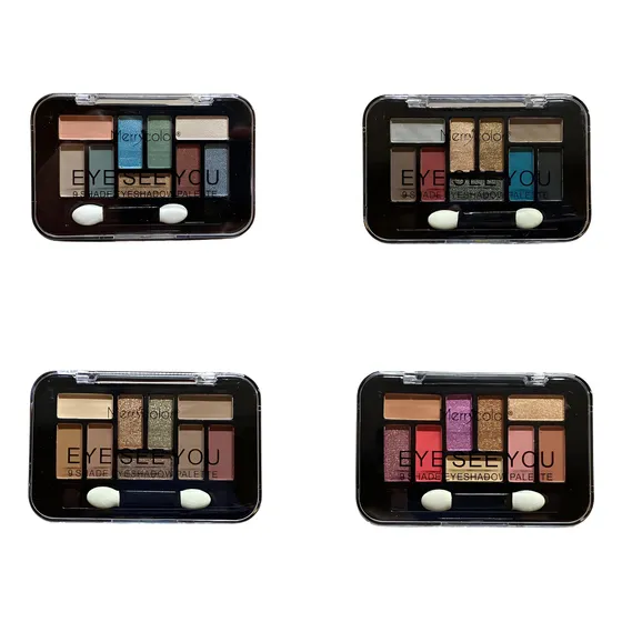 Set De 4 Paletas De Sombras Para Ojos Glam