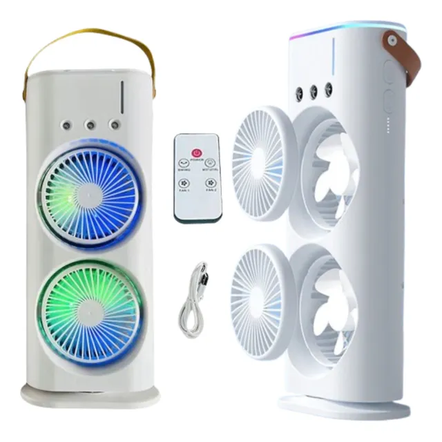 Ventilador Torre Climatizador Giratório 90° Com Reservatório